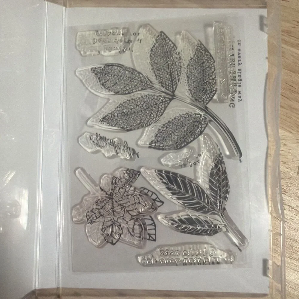 Stampin Up! CHANGING LEAVES Stamp Set, DIES  & embossing folder